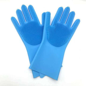 Dishwashing Cleaning Gloves Magic Silicone Rubber