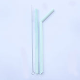 Reusable Silicone Straws Set