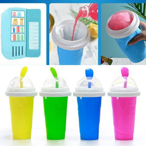 Slushy Slush Reusable Ice Maker Cup - Free Recipe Book