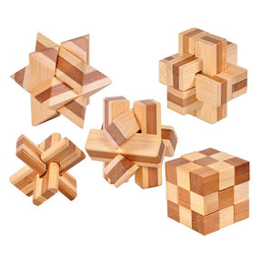 Wooden 3D Unlock Puzzles