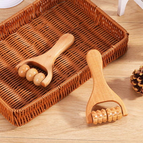 Wooden Therapy Body Massage Roller