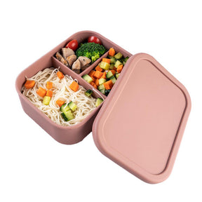 Stackable Bento Lunch Box Containers with 3 Compartments
