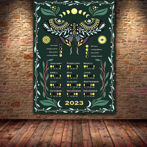 Lunar Calendar 2023 - Butterfly Metamorphosis
